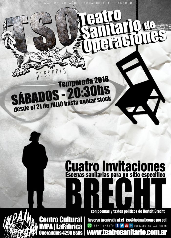 4 Invitaciones | Brecht | Teatro Sanitario de Operaciones